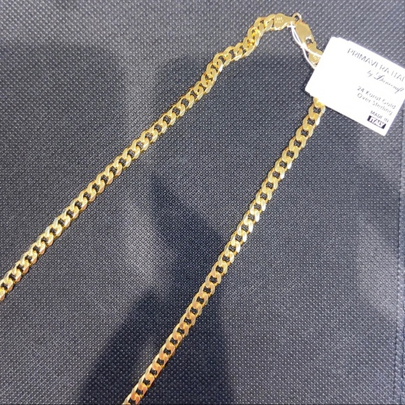 24 Inch Curb Chain Necklace - Picture 3 of 4